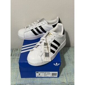 Adidas Superstar 2 Women's Sneakers Size 7 Cloud White/Core Black NIB